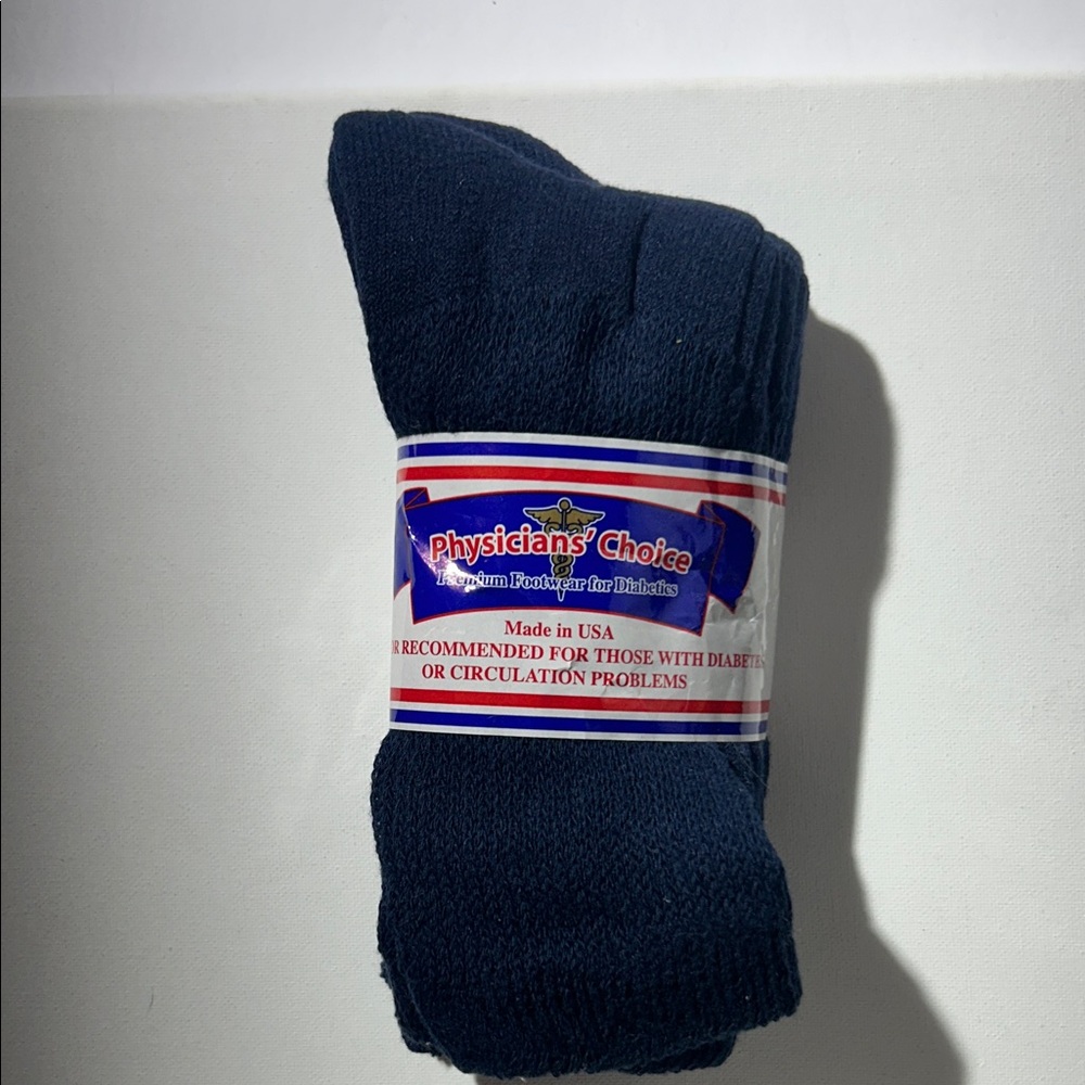 Physicians’ Choice - Premium Footwear for Diabetes- Navy Socks (3 Pack)